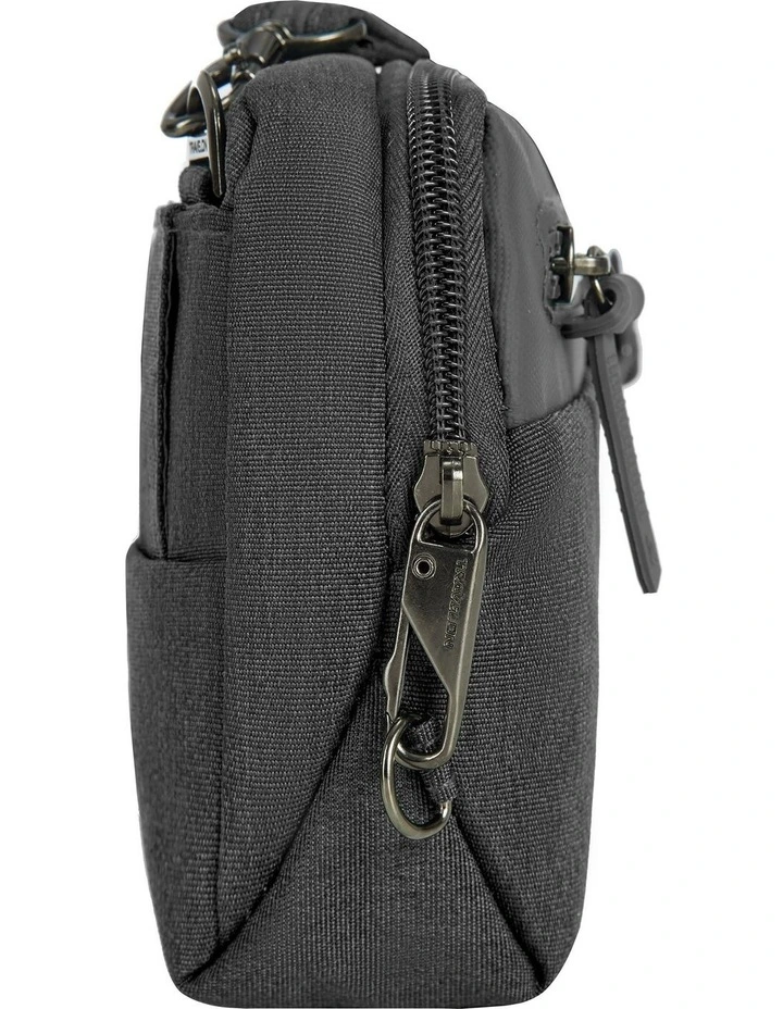 Metro Anti-Theft Convertible Small Crossbody Bag in Gray Heather image 3
