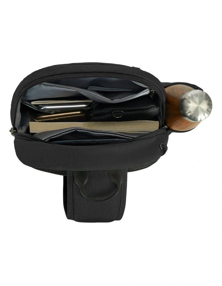 Metro Anti-Theft Tablet Sling Bag in Black image 4