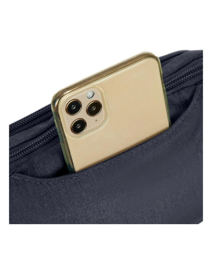 Metro Anti-Theft Waist Pack in Navy Heather image 5