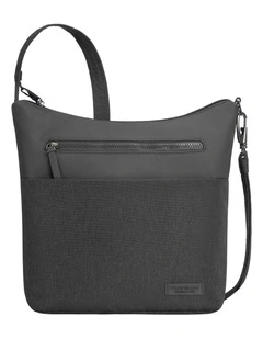 Metro Anti-Theft Crossbody Bag in Gray Heather