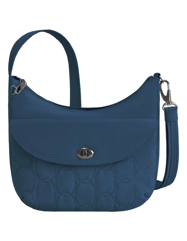 Runways Anti-Theft Medium Crossbody Bag in Ocean image 1