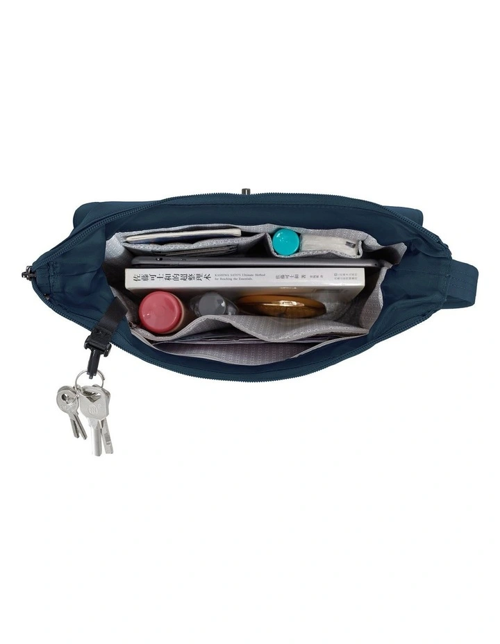 Runways Anti-Theft Medium Crossbody Bag in Ocean image 4