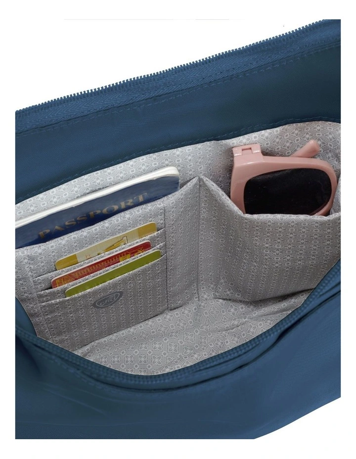 Runways Anti-Theft Medium Crossbody Bag in Ocean image 5