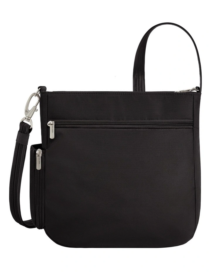 Classic Anti-Theft North/South Crossbody Bag in Black image 2