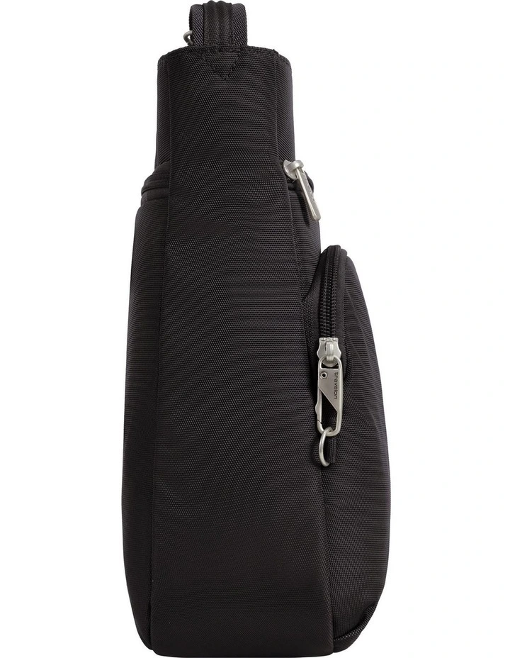 Classic Anti-Theft North/South Crossbody Bag in Black image 3