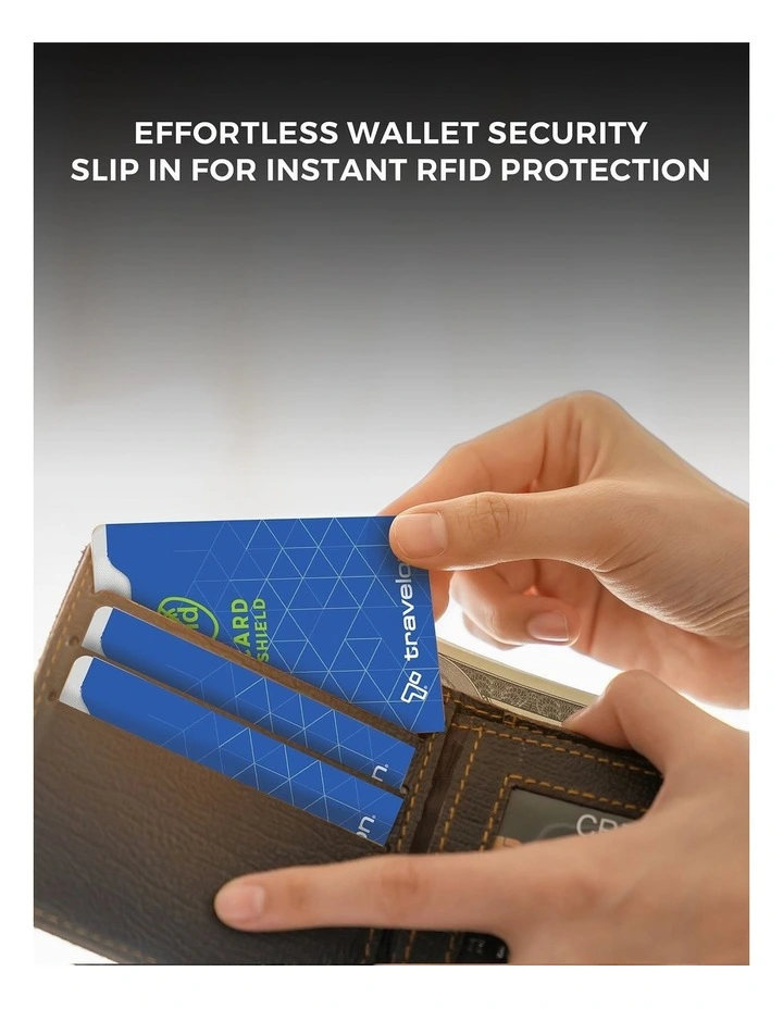 Set of 10 RFID Blocking Card Sleeves in Cobalt image 4