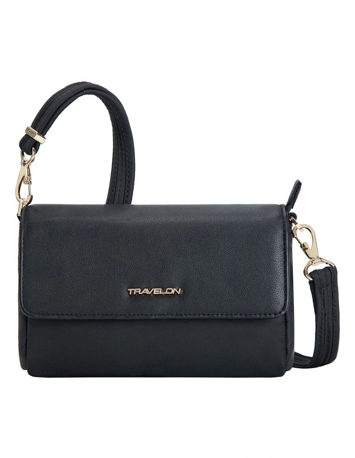 Addison Anti-Theft Covertible Belt Bag in Black image 1