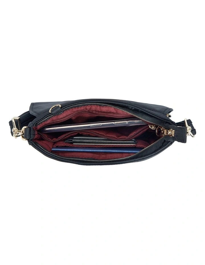 Addison Anti-Theft Covertible Belt Bag in Black image 4