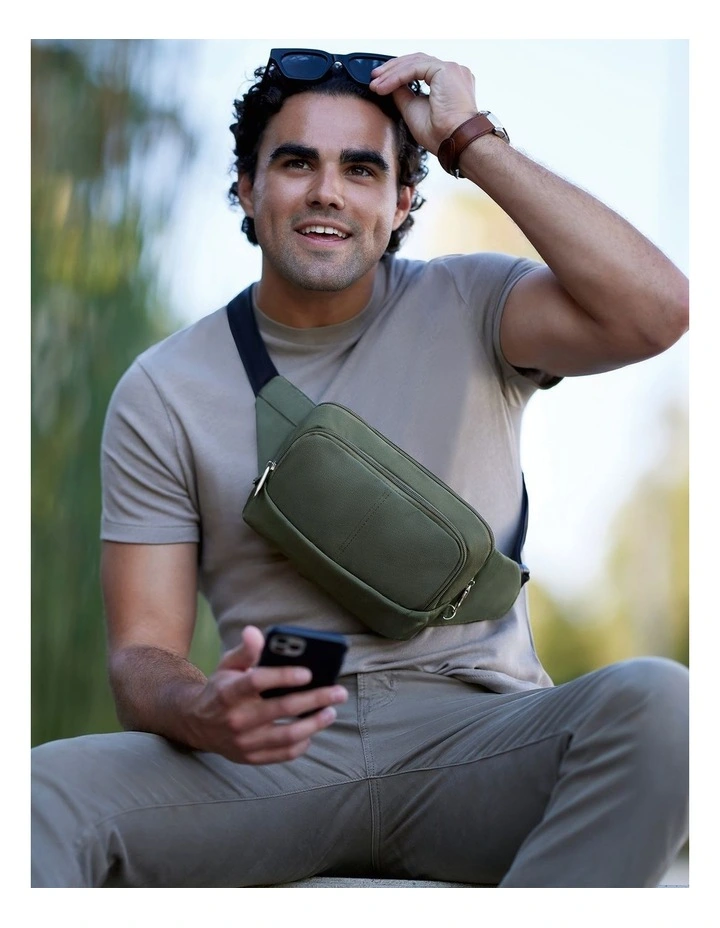 Classic Anti-Theft Waist Pack in Olive image 6