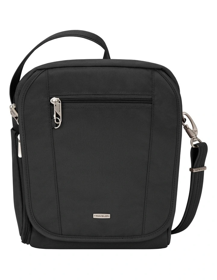 Classic Anti-Theft Tablet Medium Tour Bag in Black image 1