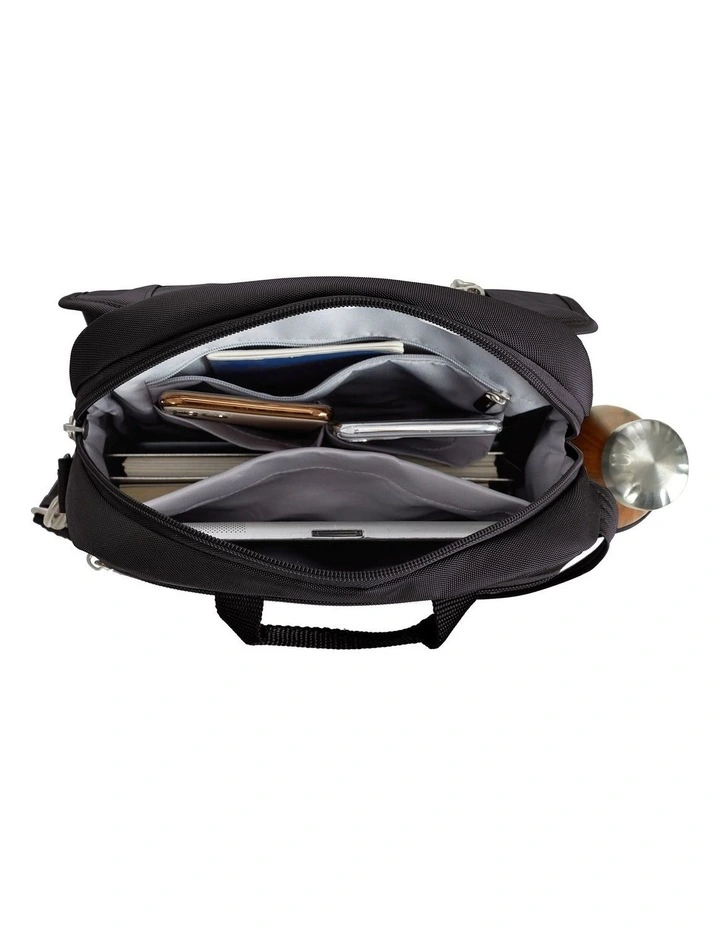 Classic Anti-Theft Tablet Medium Tour Bag in Black image 4