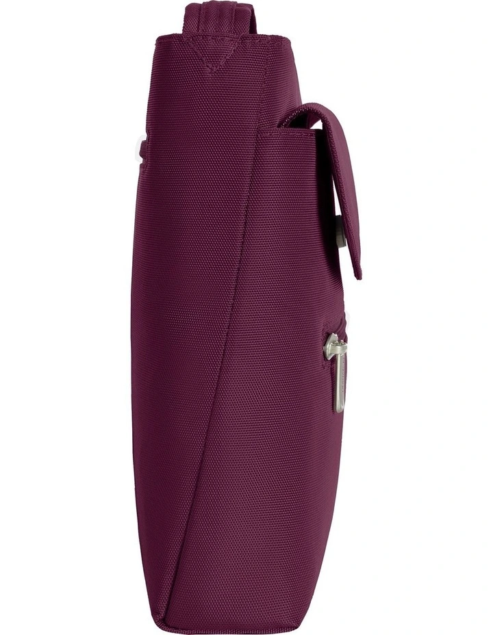 Classic Anti-Theft Mini Shoulder Bag in Burgundy image 3