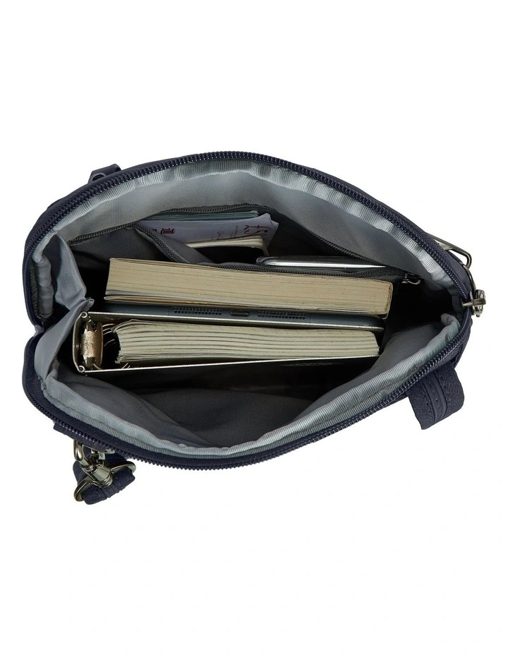 Metro Anti-Theft Small Crossbody Bag in Navy Heather image 5
