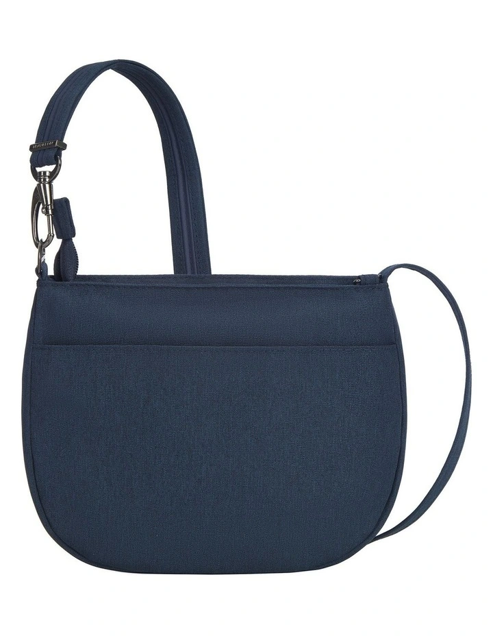 Metro Anti-Theft Saddle Crossbody Bag in Navy Heather image 2
