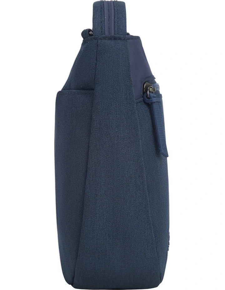 Metro Anti-Theft Saddle Crossbody Bag in Navy Heather image 3