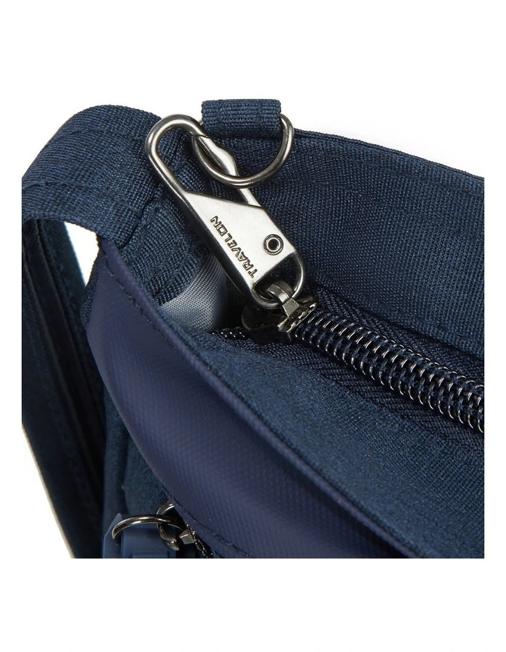 Metro Anti-Theft Saddle Crossbody Bag in Navy Heather image 5