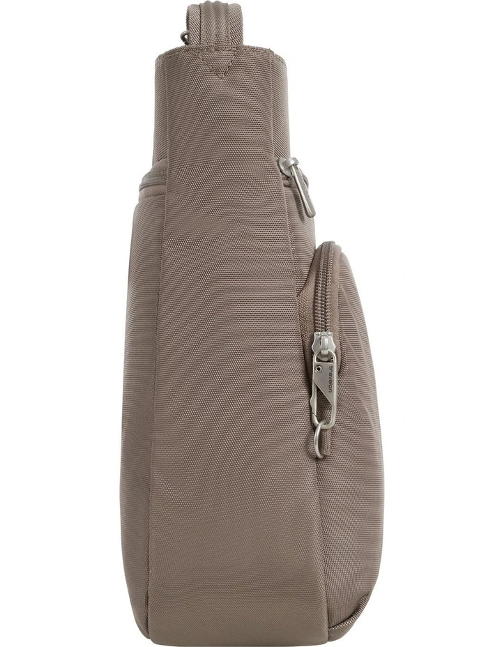 Classic Anti-Theft North/South Crossbody Bag in Hazelnut image 3