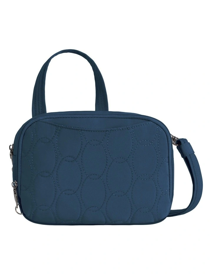 Runways Anti-Theft Tablet Double Compartment Crossbody Bag in Ocean image 1