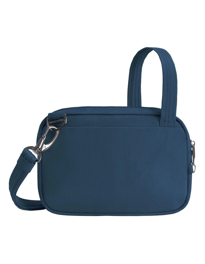 Runways Anti-Theft Tablet Double Compartment Crossbody Bag in Ocean image 2