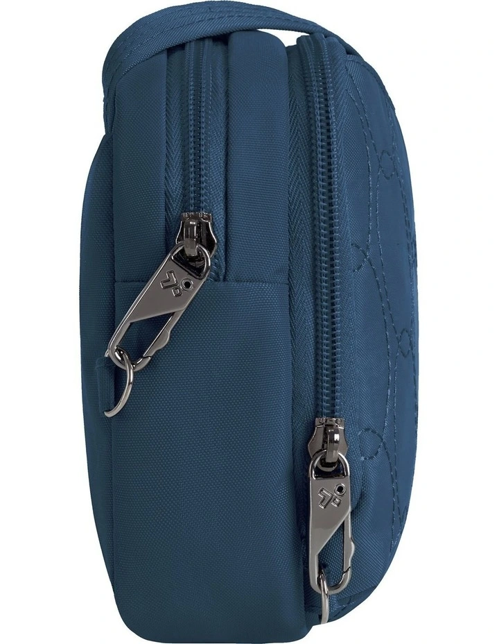 Runways Anti-Theft Tablet Double Compartment Crossbody Bag in Ocean image 3