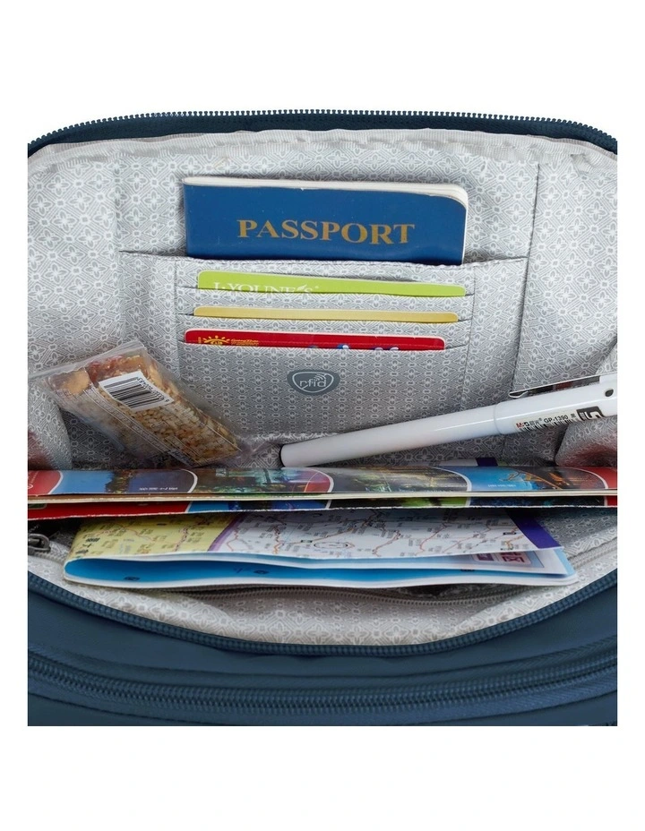 Runways Anti-Theft Tablet Double Compartment Crossbody Bag in Ocean image 5