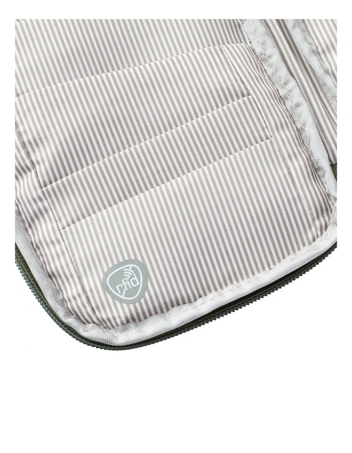 RFID Blocking Family Passport Wallet in Moss image 5
