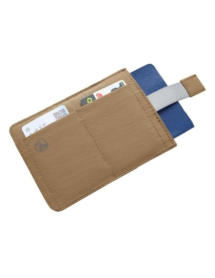 RFID Blocking Pull-Up Passport Holder in Latte image 4