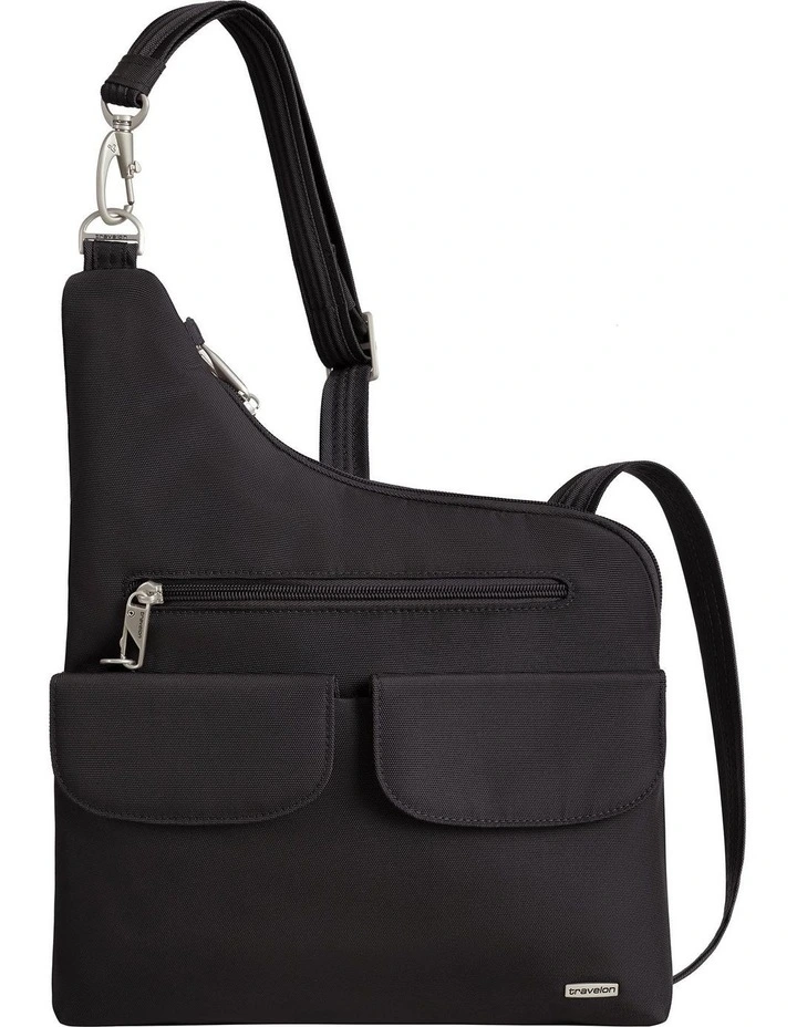 Classic Anti-Theft Crossbody Bag in Black image 1