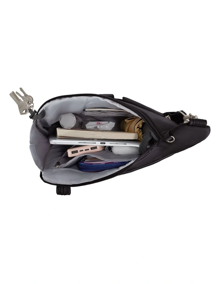 Classic Anti-Theft Crossbody Bag in Black image 4