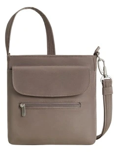 Classic Anti-Theft Mini Shoulder Bag in Hazelnut