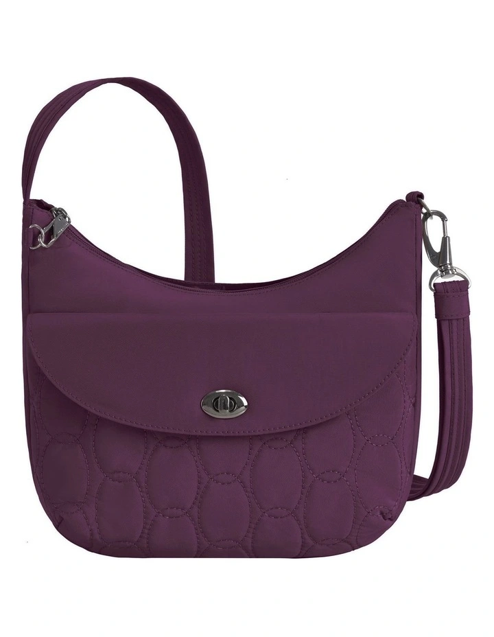 Runways Anti-Theft Medium Crossbody Bag in Plum image 1