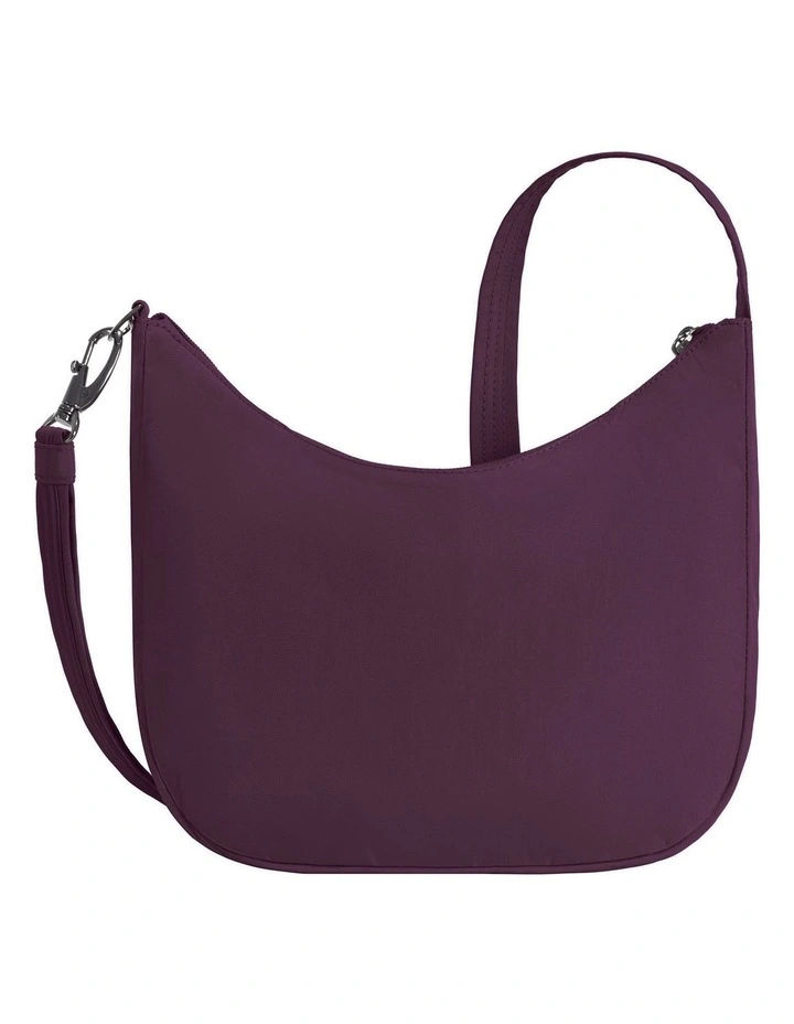 Runways Anti-Theft Medium Crossbody Bag in Plum image 2