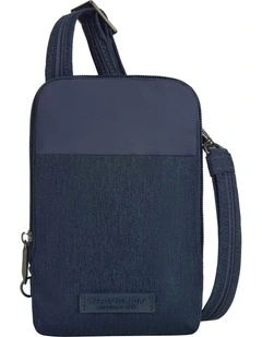 Metro Anti-Theft Stadium Mini Crossbody Bag in Navy Heather