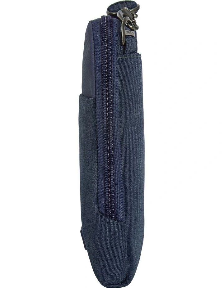 Metro Anti-Theft Stadium Mini Crossbody Bag in Navy Heather image 3