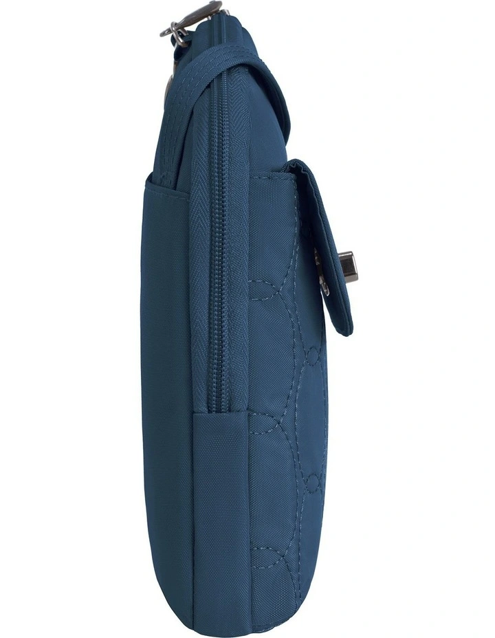 Runways Anti-Theft Slim Asymmetric Crossbody Bag in Ocean image 3