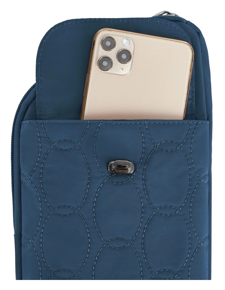 Runways Anti-Theft Slim Asymmetric Crossbody Bag in Ocean image 5