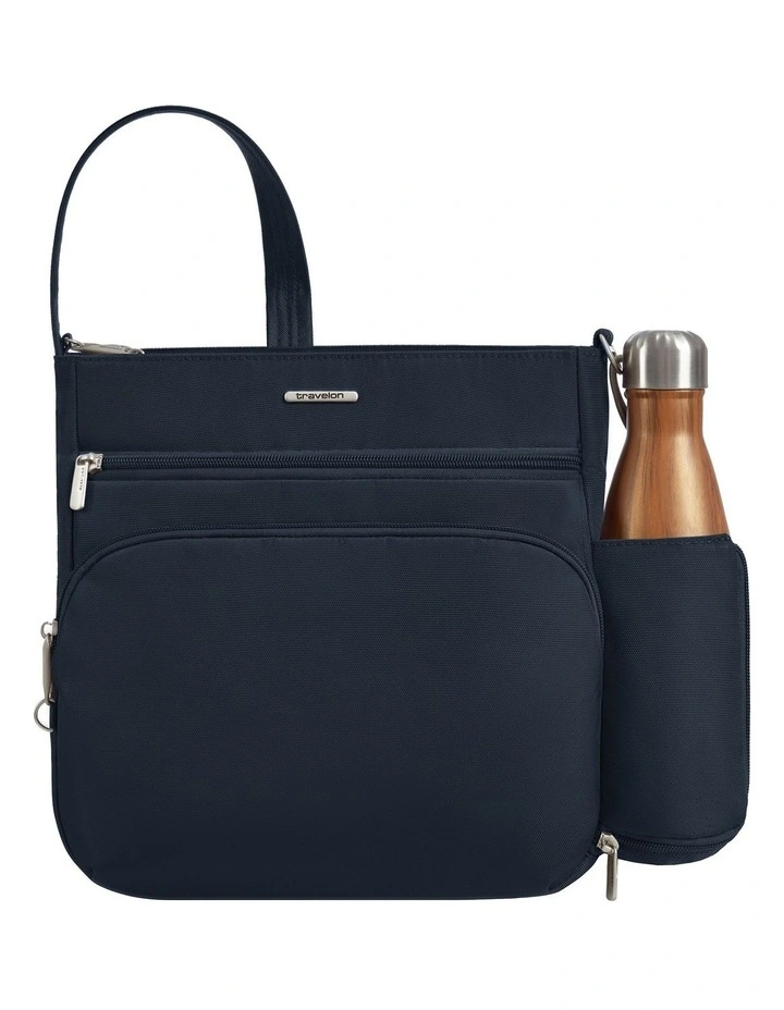 Classic Anti-Theft North/South Crossbody Bag in Midnight image 5