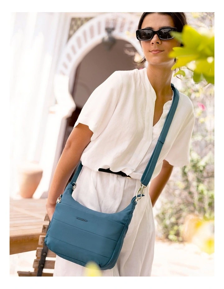 Roam Anti-Theft Medium Crossbody Bag in Capri Blue image 6