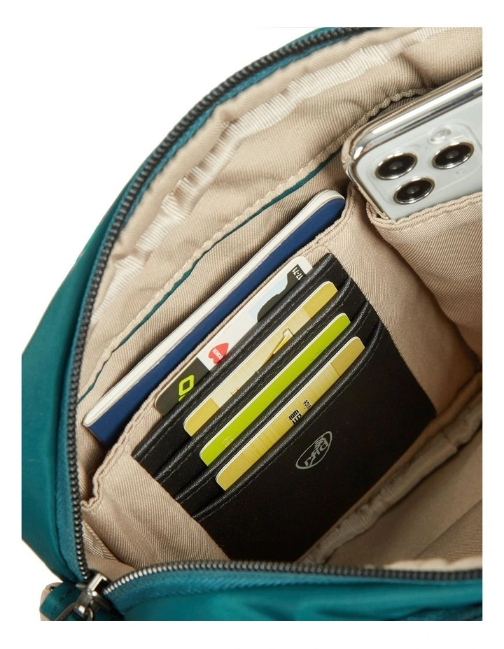 Addison Anti-Theft Small Crossbody Bag in Evergreen image 5