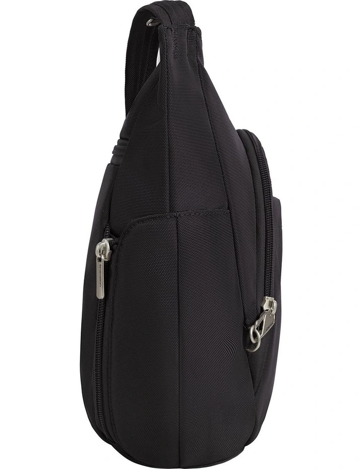 Classic Anti-Theft Crossbody Bucket Bag in Black image 3