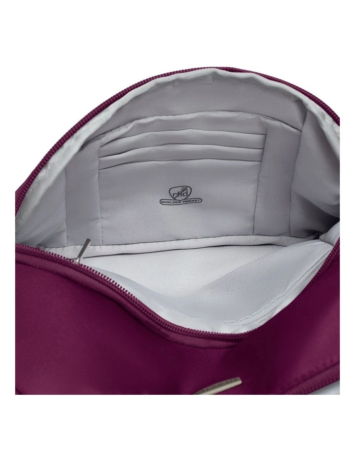 Classic Anti-Theft Essential Messenger Bag in Burgundy image 5