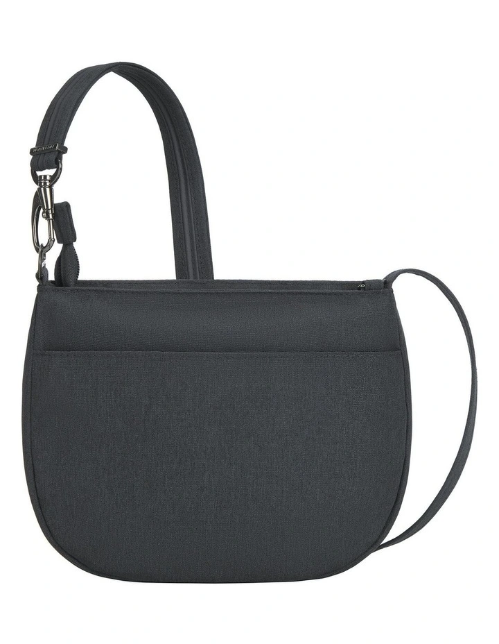 Metro Anti-Theft Saddle Crossbody Bag in Gray Heather image 2