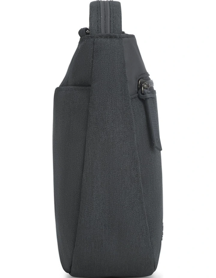 Metro Anti-Theft Saddle Crossbody Bag in Gray Heather image 3