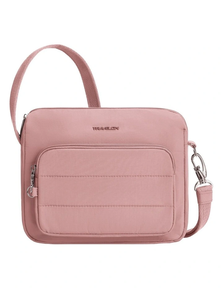 Roam Anti-Theft East/West Crossbody Bag in Desert Pink image 1