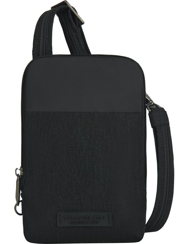 Metro Anti-Theft Stadium Mini Crossbody Bag in Black image 1