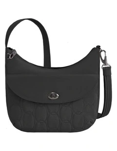Runways Anti-Theft Medium Crossbody Bag in Black