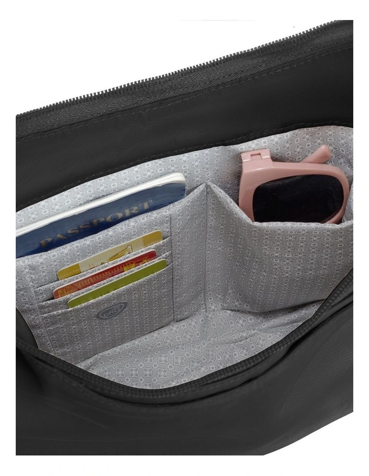 Runways Anti-Theft Medium Crossbody Bag in Black image 5