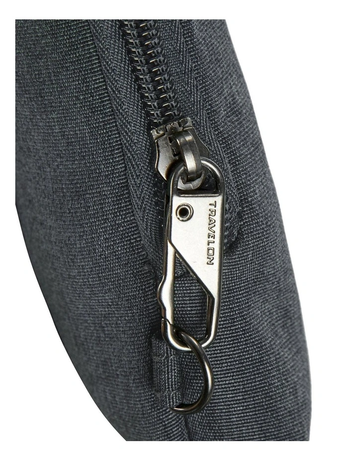 Metro Anti-Theft Stadium Mini Crossbody Bag in Gray Heather image 5