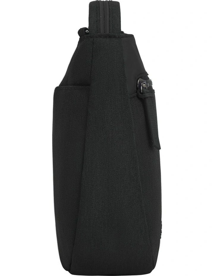 Metro Anti-Theft Saddle Crossbody Bag in Black image 3