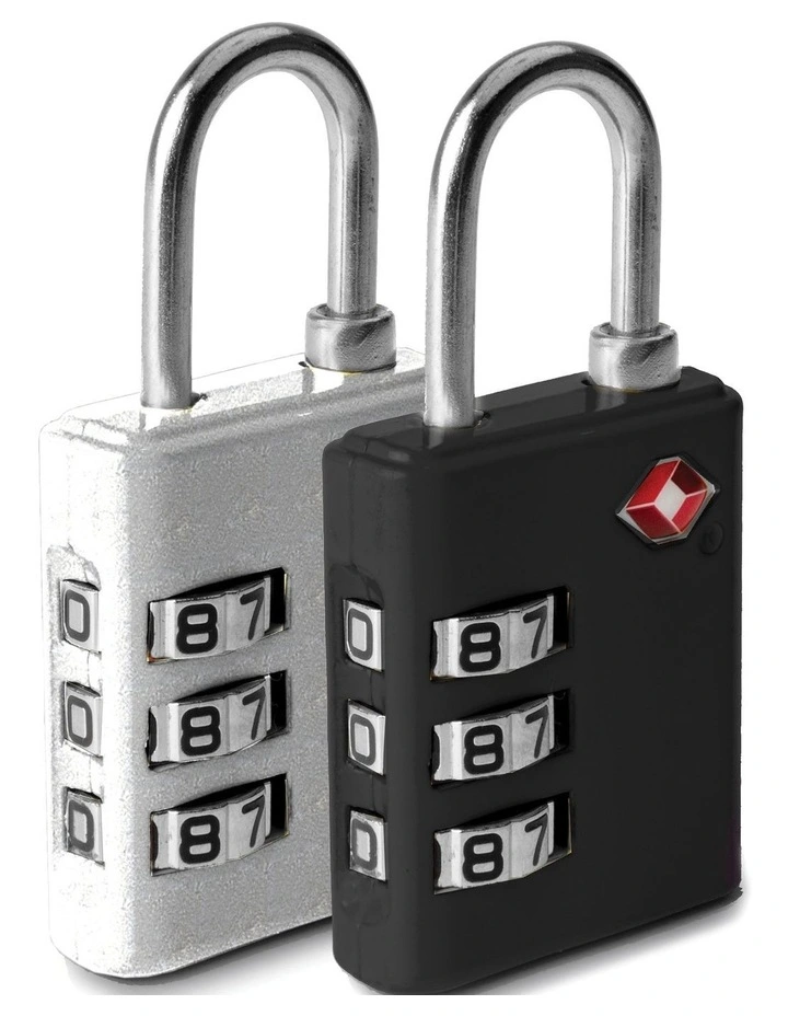 Set of 2 TSA Accepted Luggage Locks in Classic Combo image 1